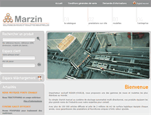 Tablet Screenshot of marzin.fr